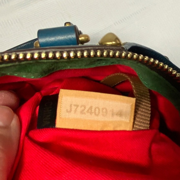 Dooney & Bourke Clayton Blue Satchel Tote - Picture 16 of 16